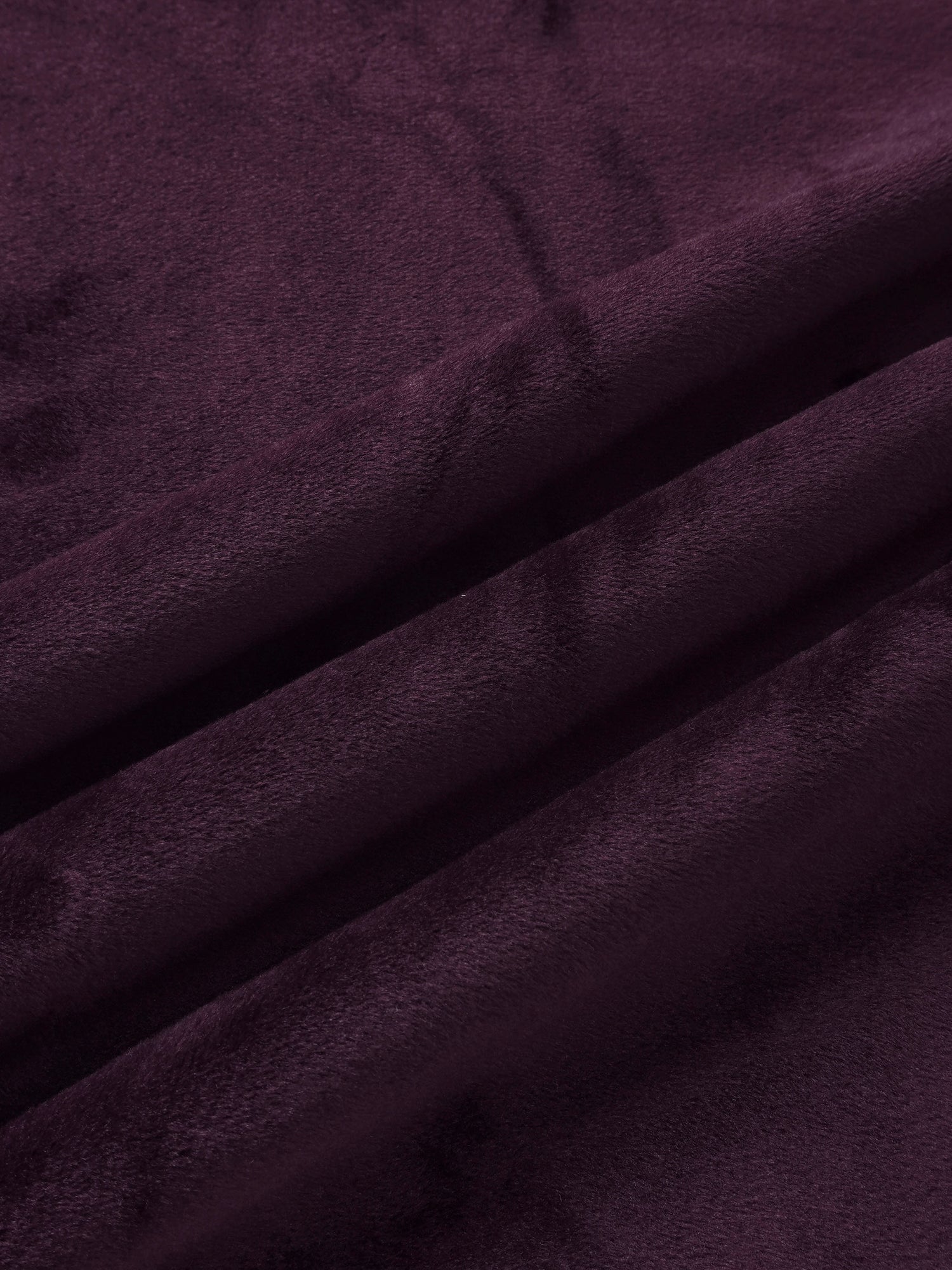 Embroidered Bear Stretchy burgundy velvet, Adee girls&