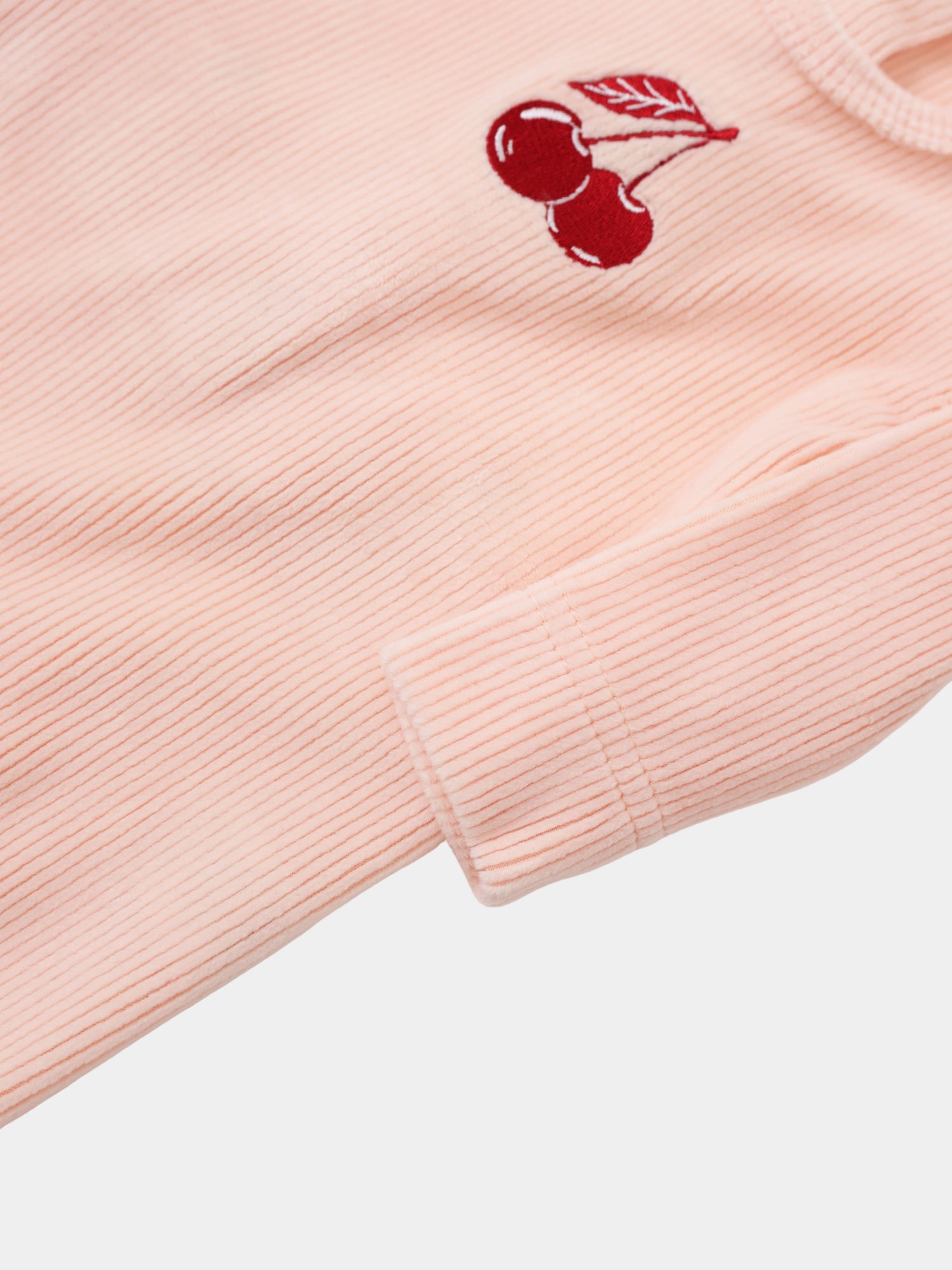 Embroidered Cherry Stretchy girls&
