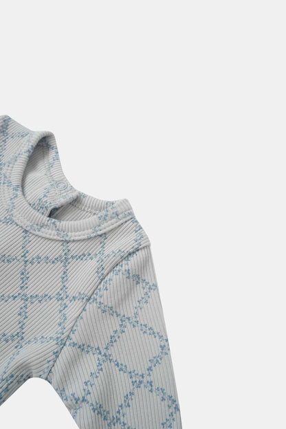 Blue Leaf Stretchy boys&