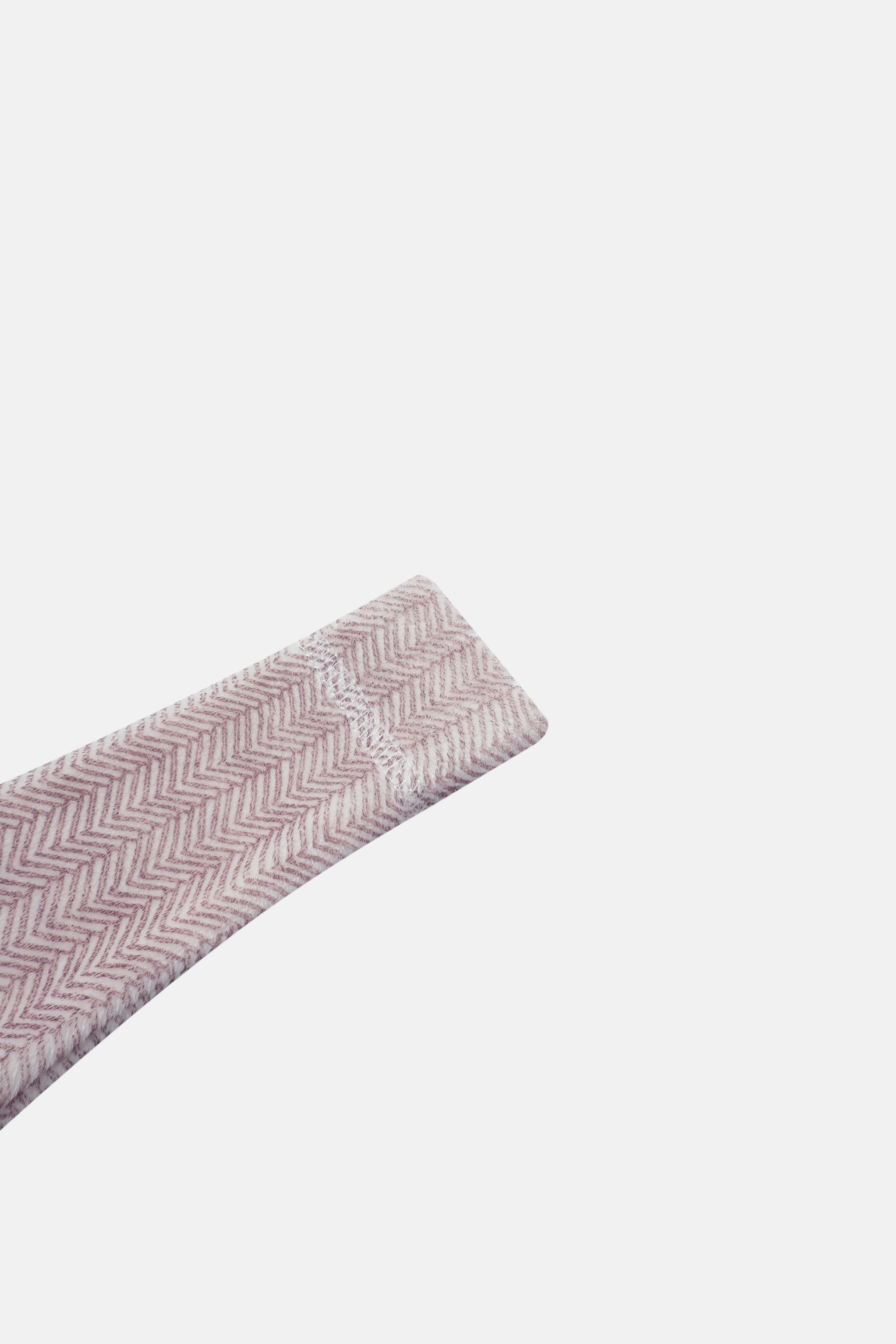 Heritage Herringbone Stretchy girls hair accessory, red herringbone fabric by Adee.