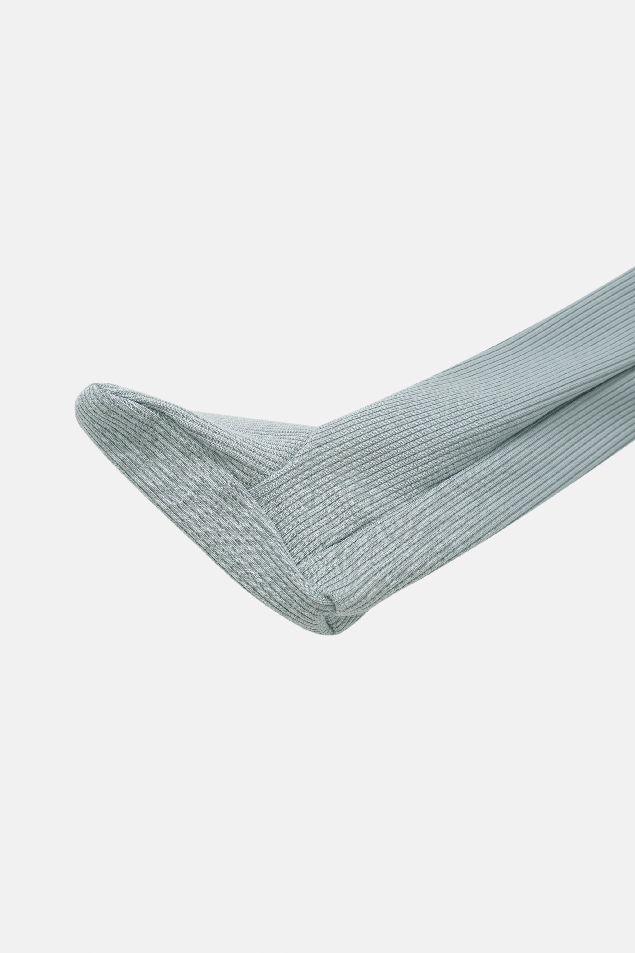 Legacy Stitch Stretchy light blue boys knit leg warmer