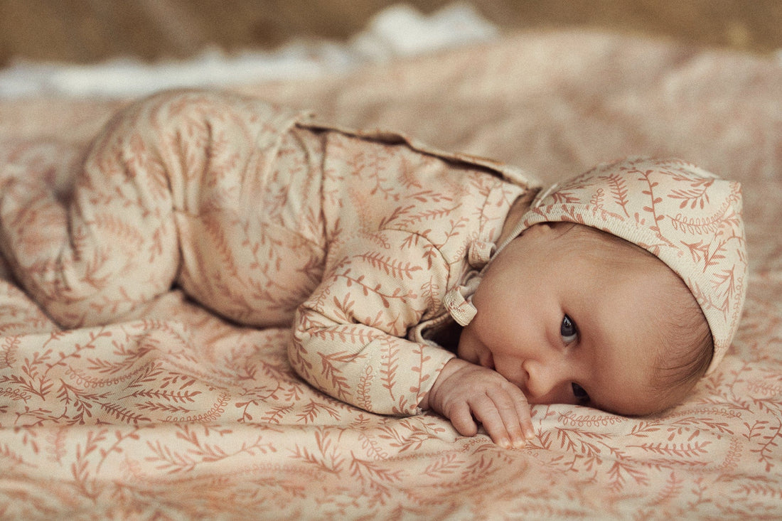 Paisley Print Bonnet-Pink