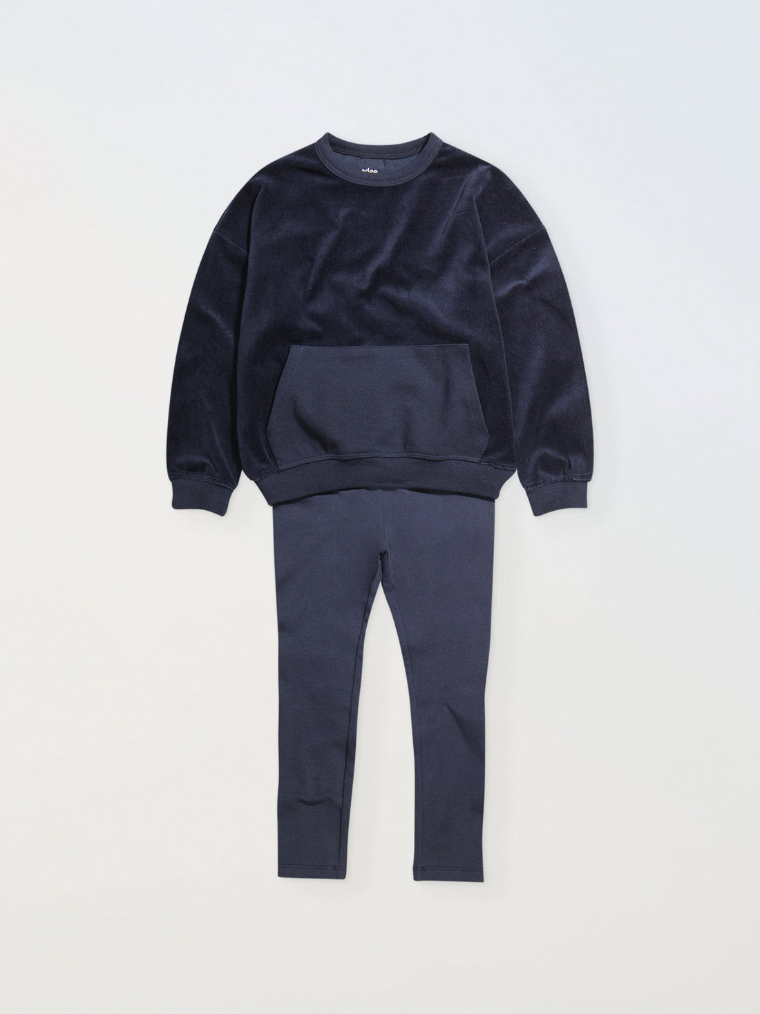 Velour Pocket Set- Navy