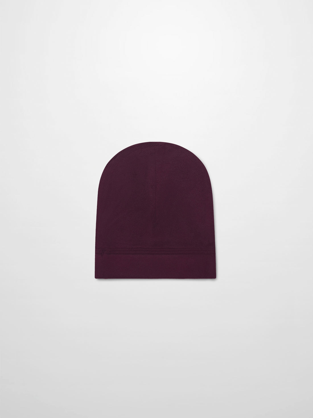 Embroidered Bear Hat Burgundy beanie for girls, simple knit style