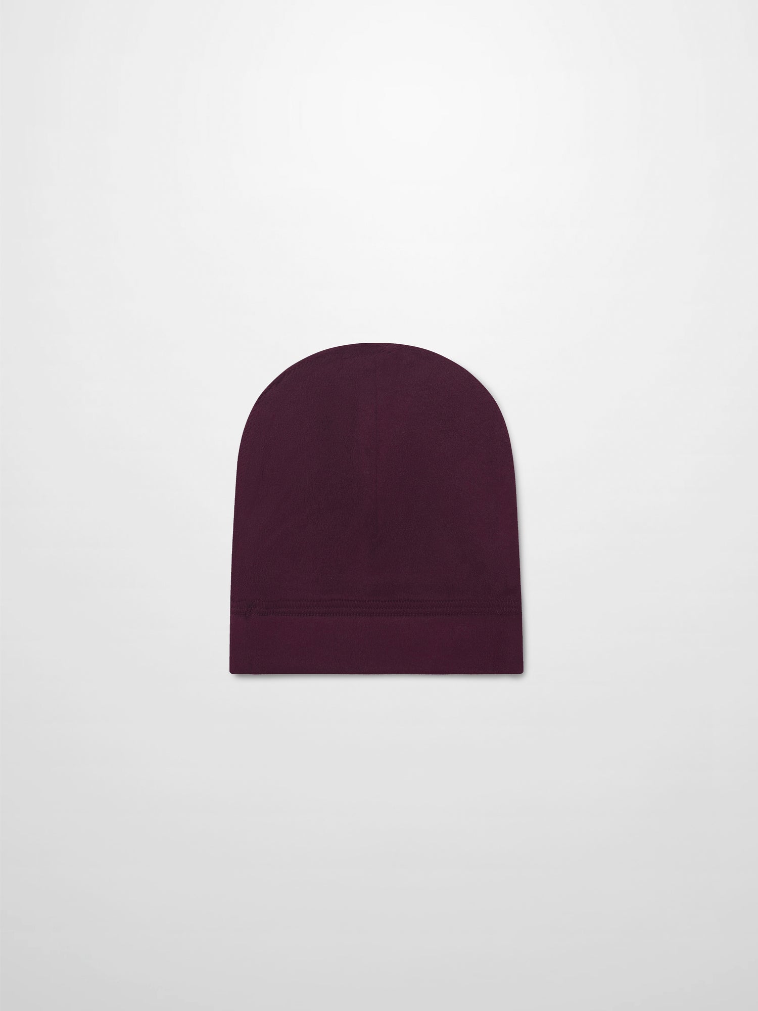 Embroidered Bear Hat Burgundy beanie for girls, simple knit style