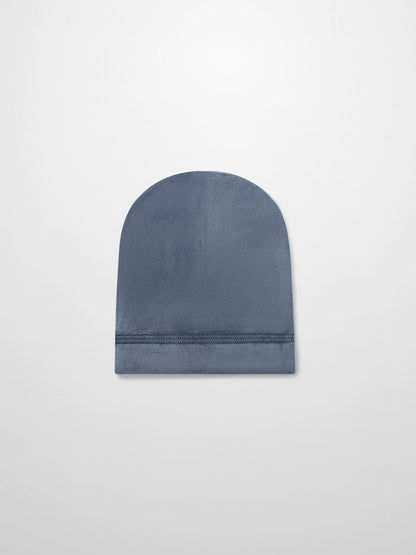 Velour Hat Slate Blue for boys by Adee, soft velour fabric