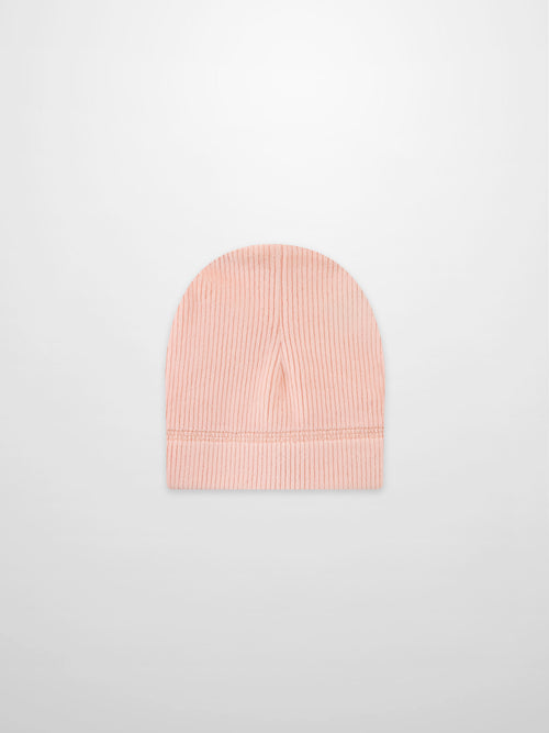 Embroidered Cherry Hat, pink knit girls hat by Adee