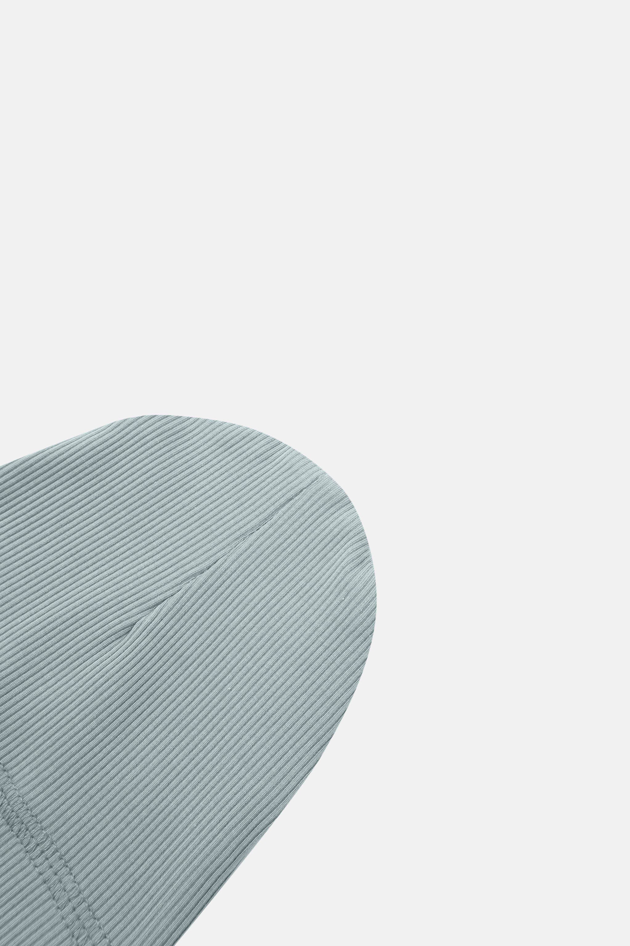 Legacy Stitch Hat by Adee, light blue boys beanie with ribbed knit fabric.