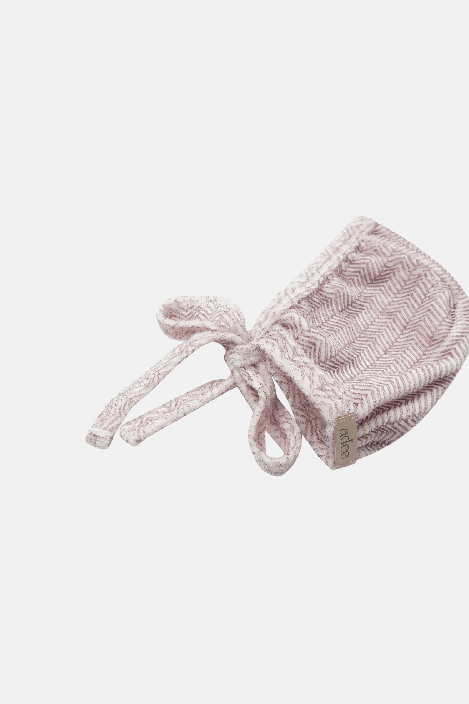 Heritage Herringbone Bonnet - Red, girls&