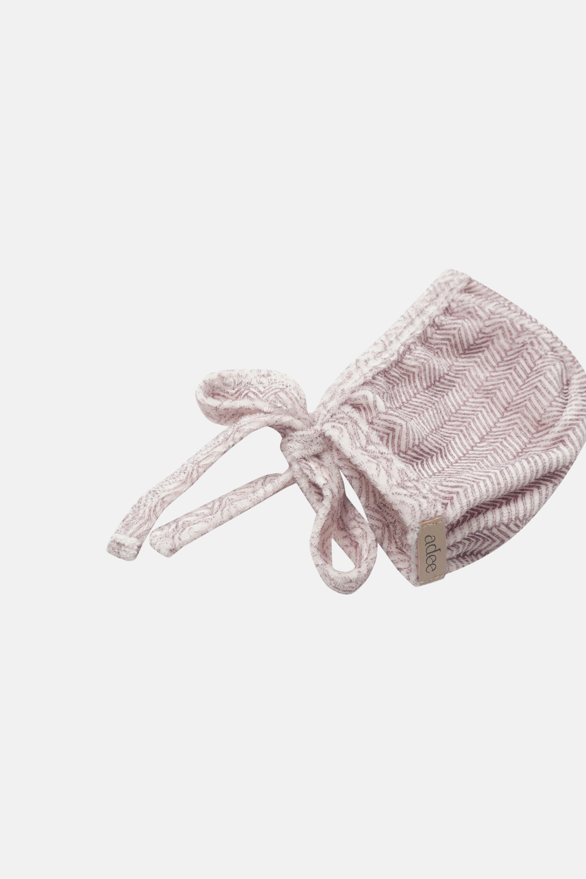 Heritage Herringbone Bonnet - Red, girls&