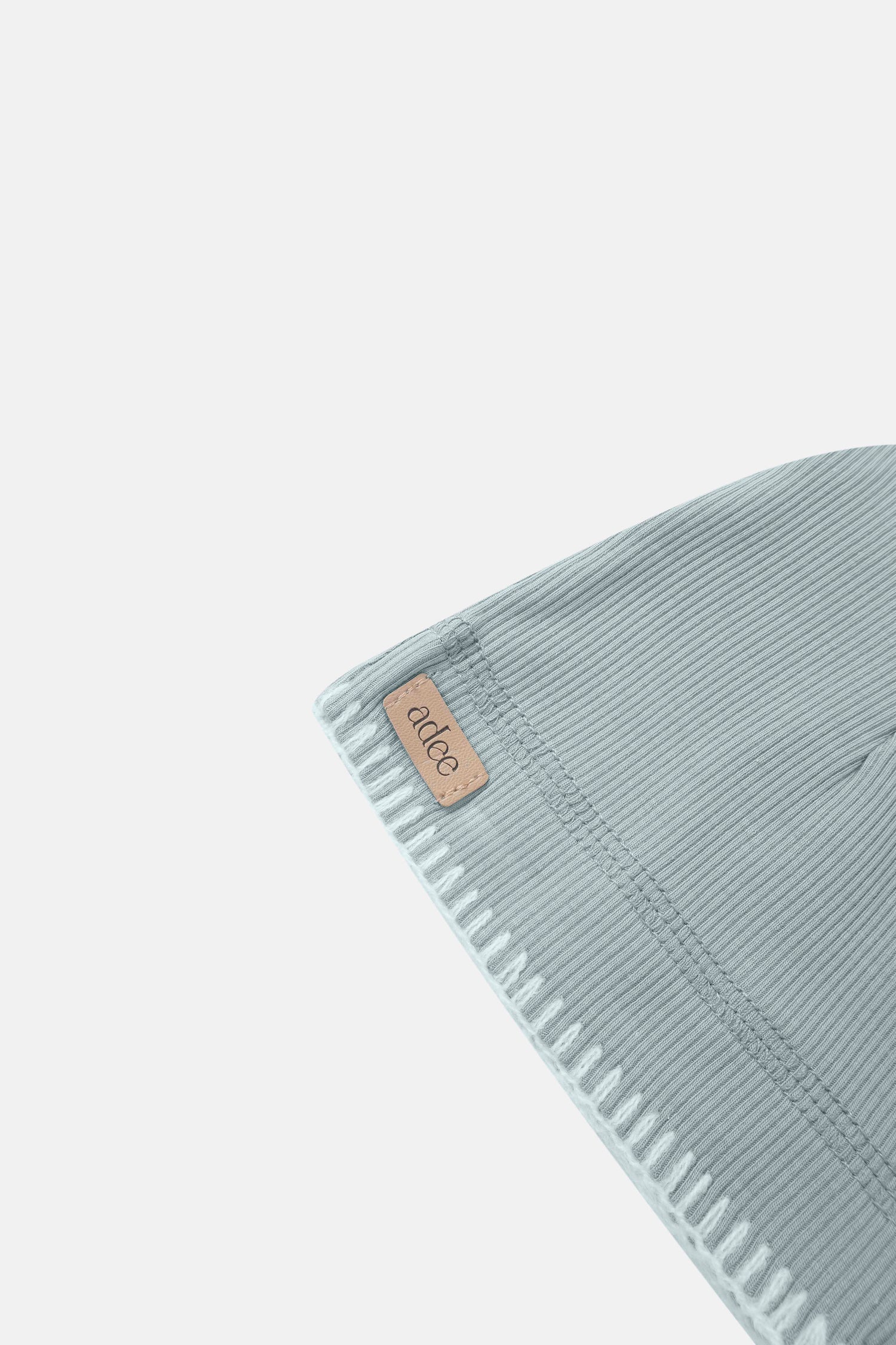 Legacy Stitch Hat - Light Blue, Adee boys beanie with ribbed knit fabric and brand tag.