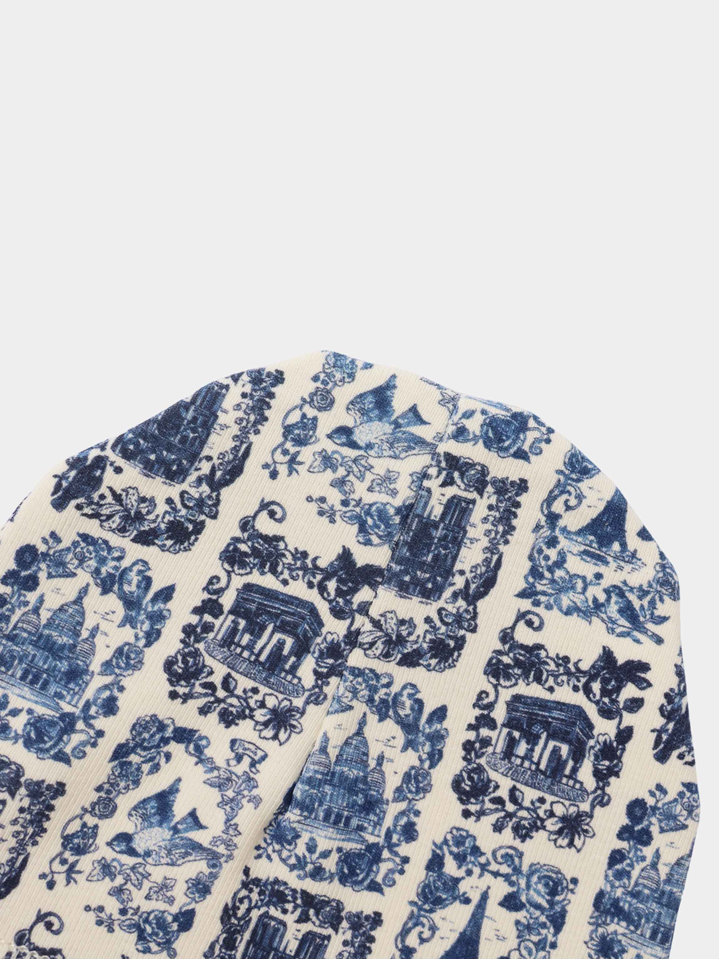 Blue Landmark Hat by Adee; boys hat with blue toile pattern