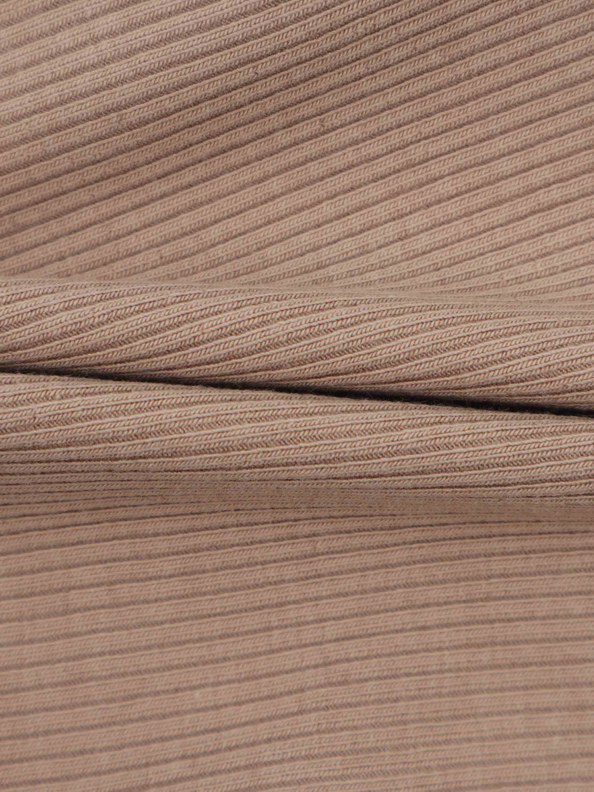 Thin ribbed beige fabric texture