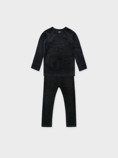 Velour Pajama - Black