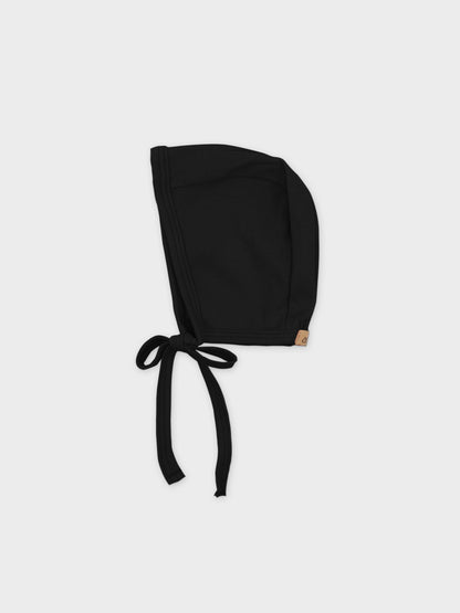 Non Ribbed Bonnet- Black