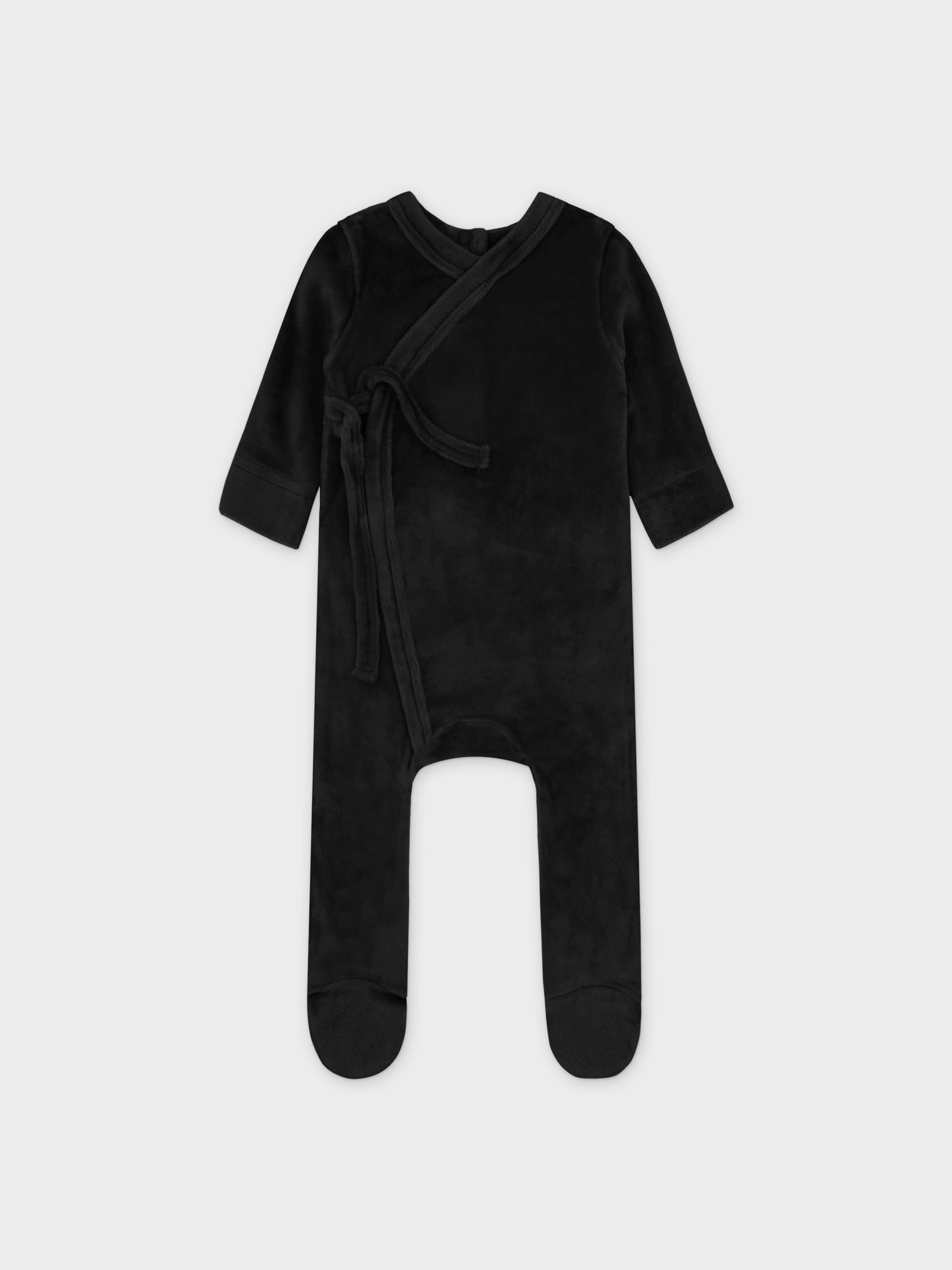 Velour Crossover Stretchy - Black