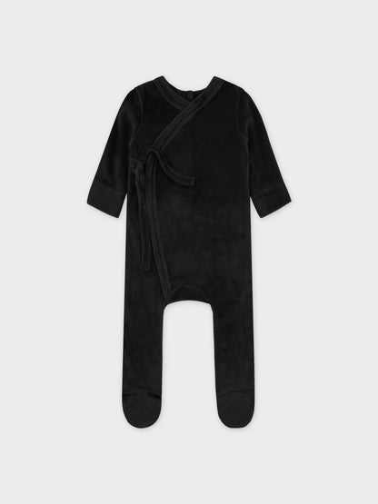 Velour Crossover Stretchy - Black