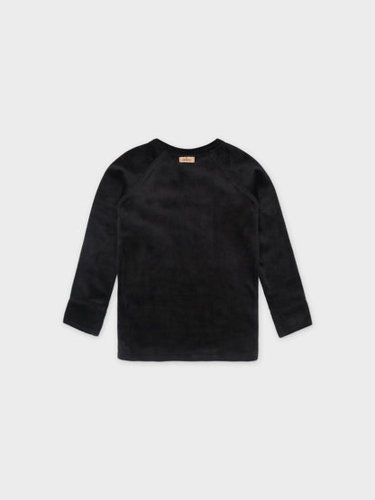 Velour Pajama - Black