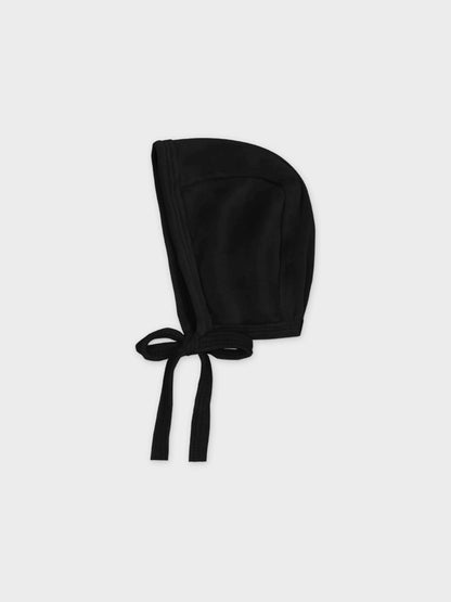 Velour Crossover Stretchy &amp; Bonnet- Black