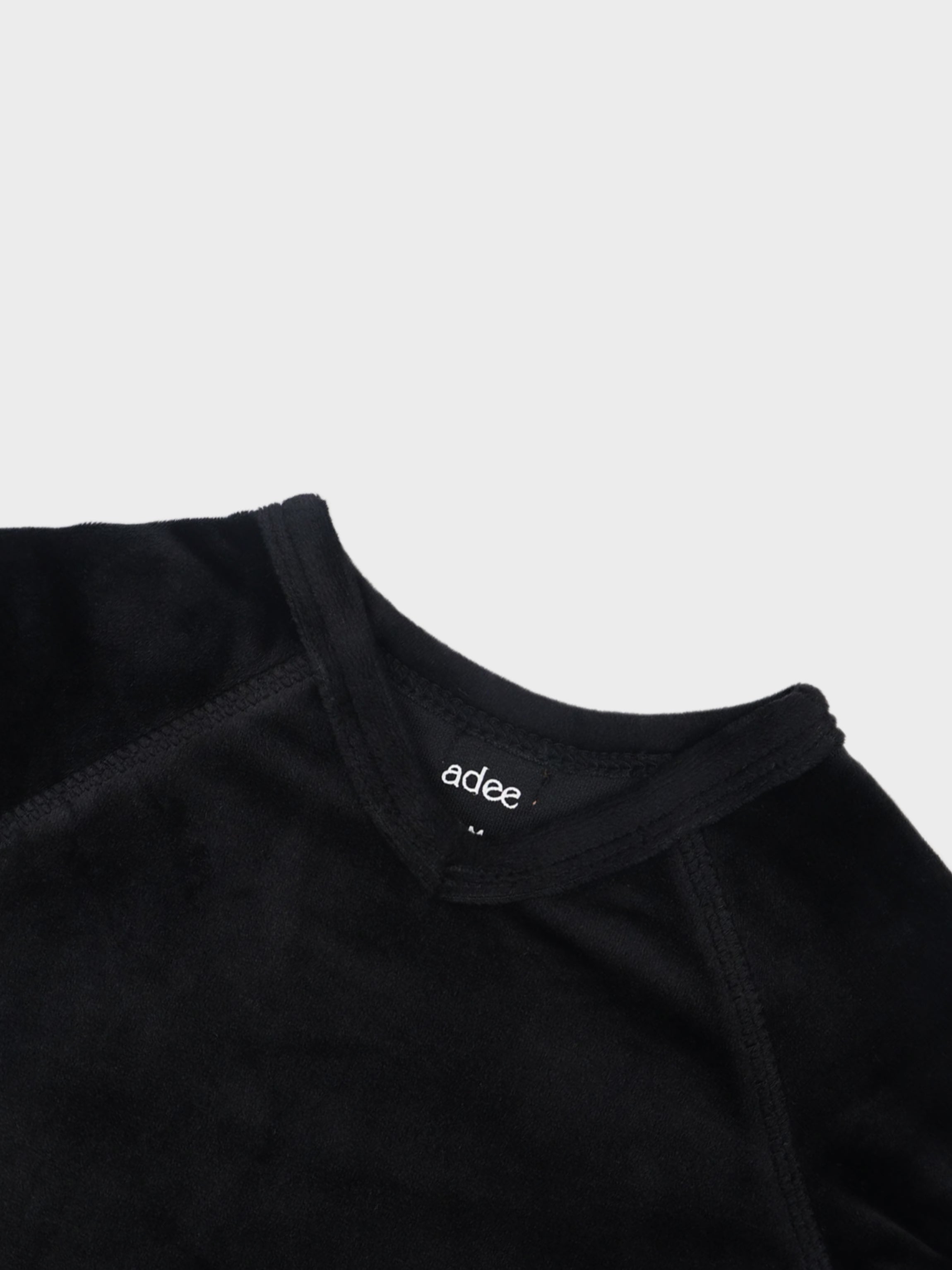 Velour Pajama - Black