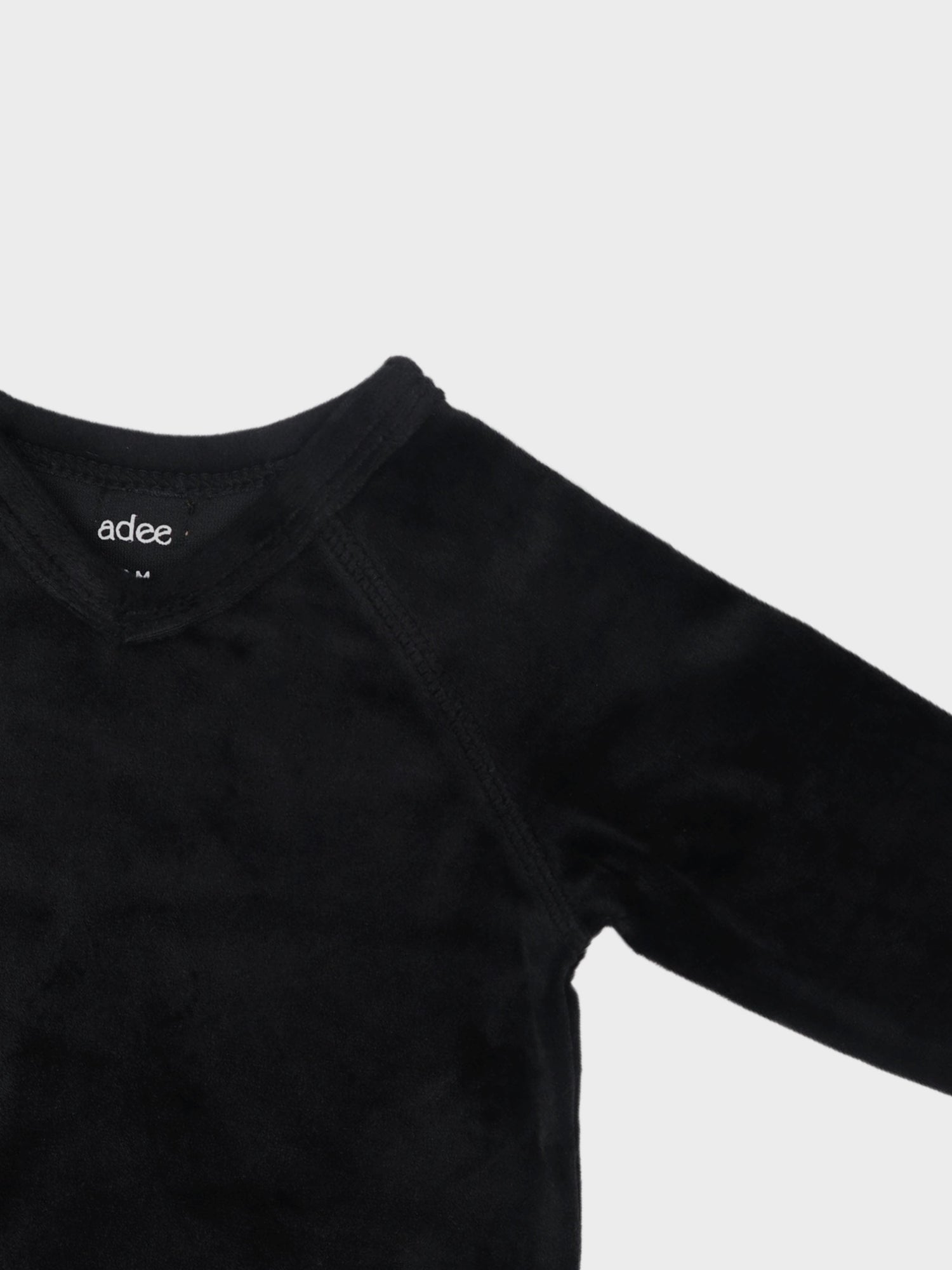 Velour Pajama - Black