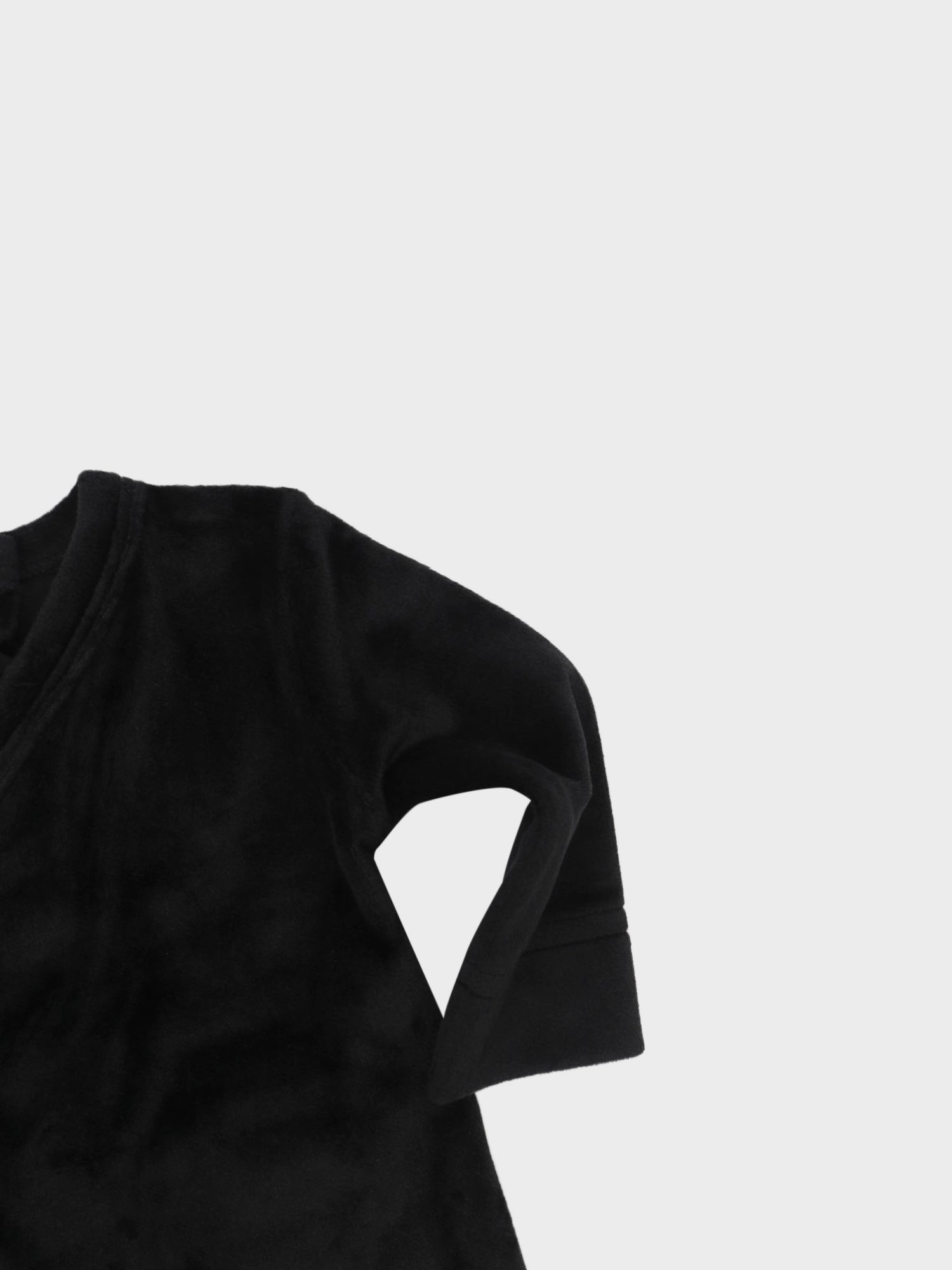 Velour Crossover Stretchy - Black