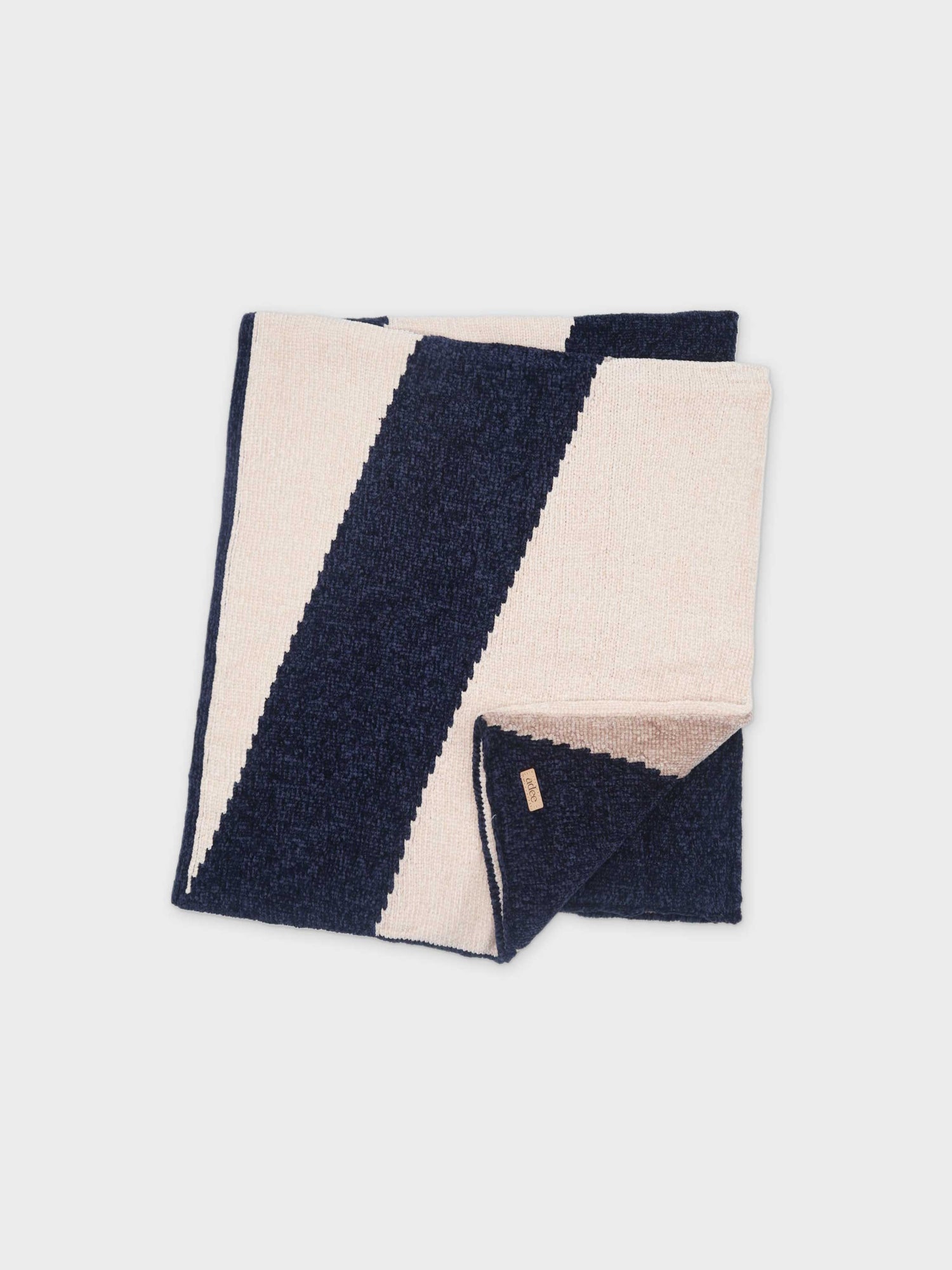 Color Block Blanket- Navy