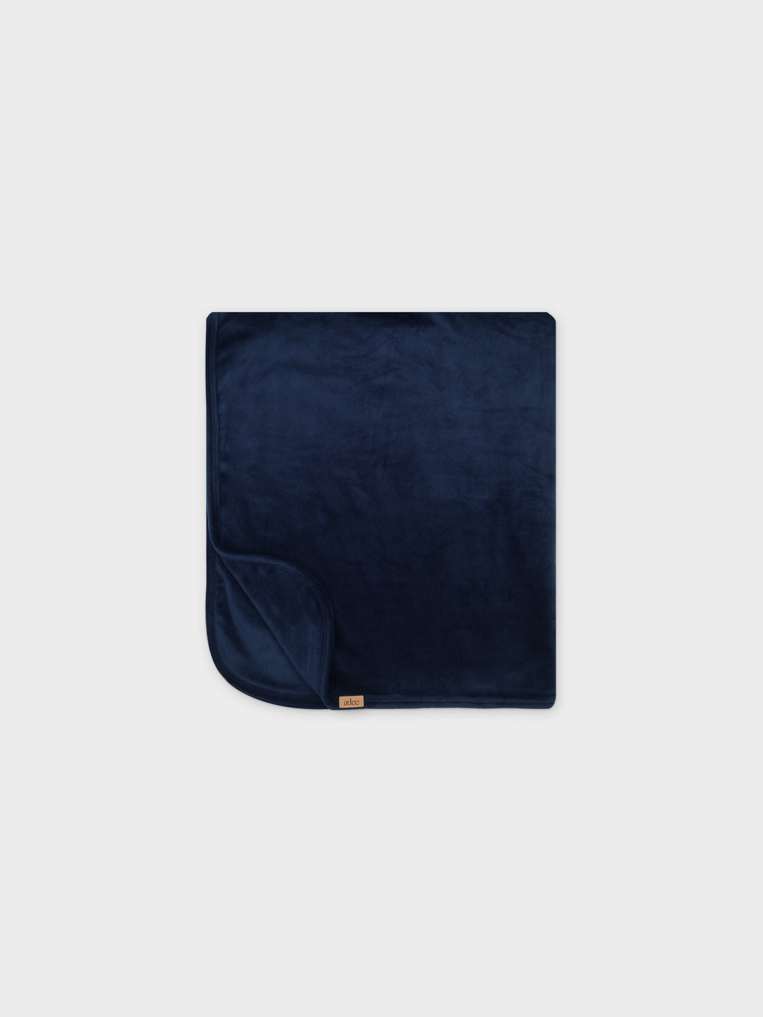 Velour Crossover Blanket-Navy