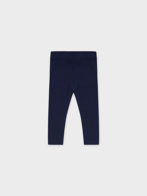 Soft navy leggings for kids.
