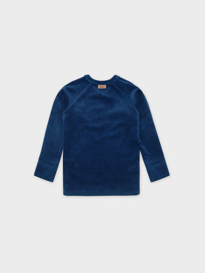 Velour Pajama - Blue