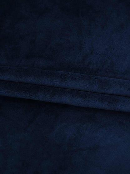 Velour Crossover Blanket-Navy