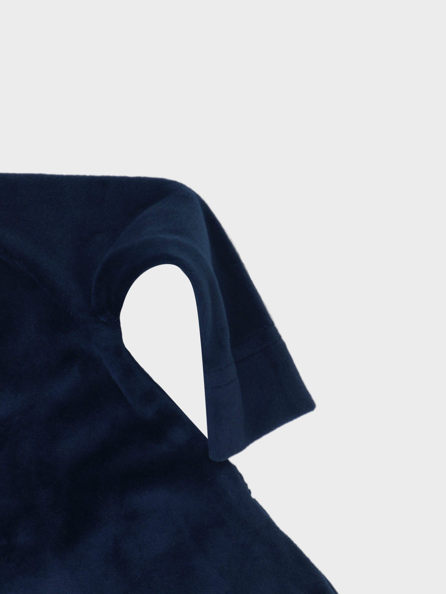 Velour Crossover Stretchy &amp; Bonnet- Navy