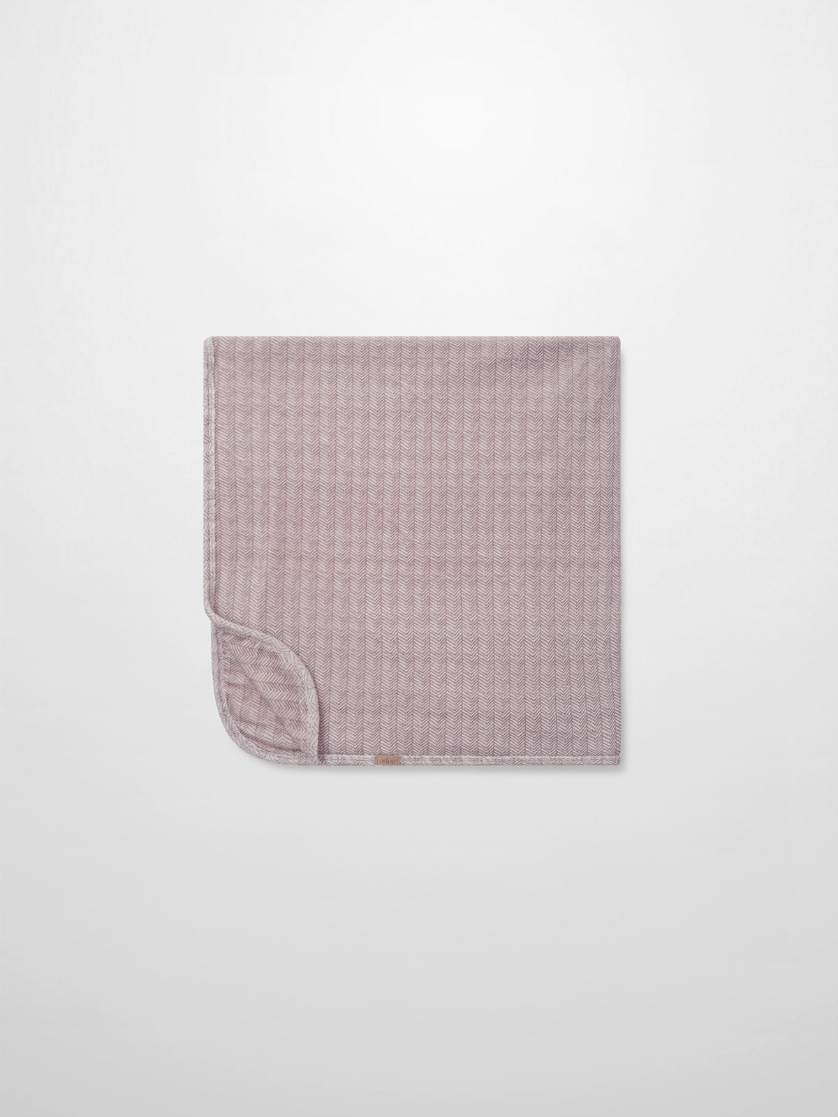 Heritage Herringbone Blanket by Adee, red swaddle receiving blanket for girls