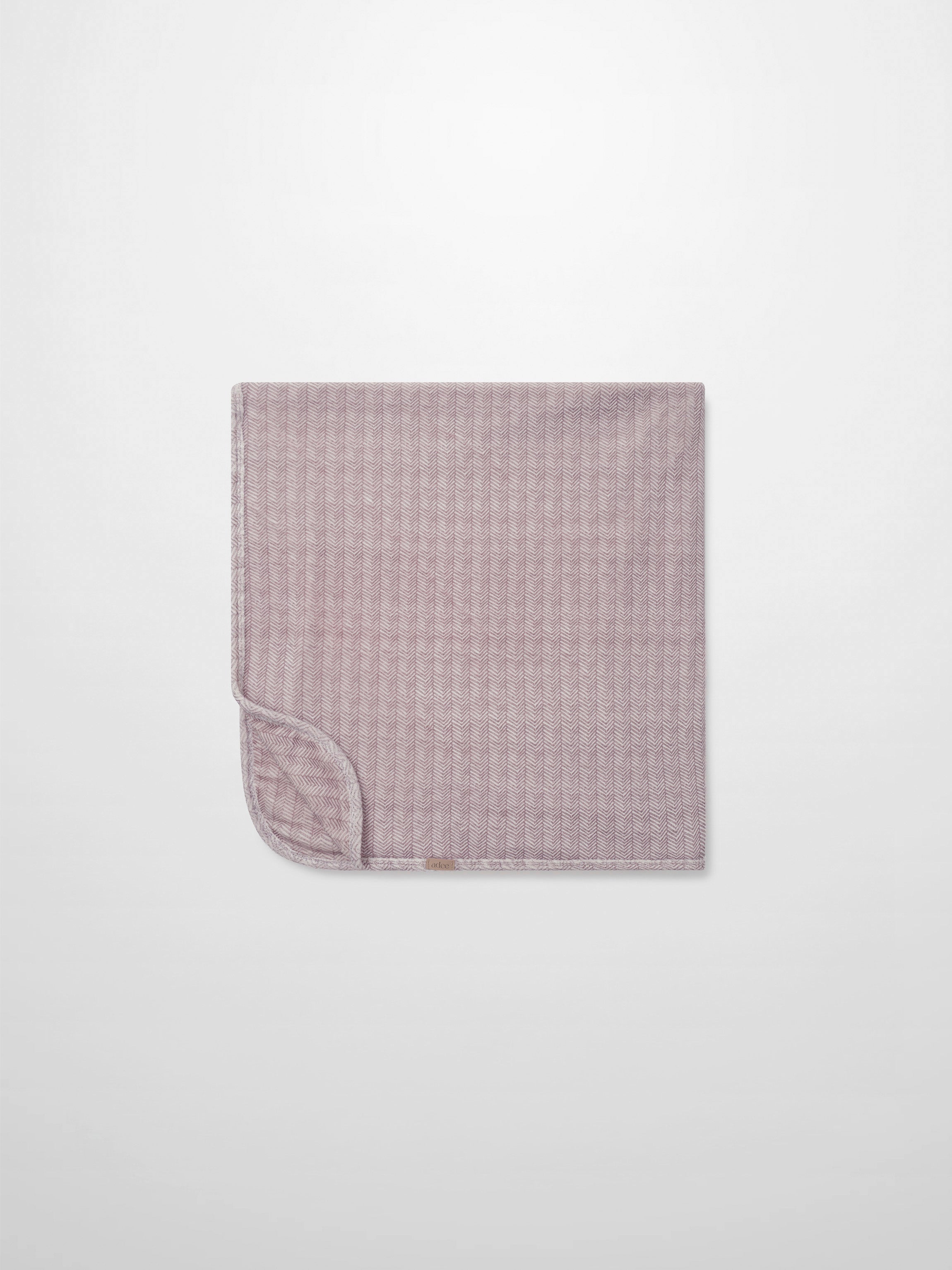 Heritage Herringbone Blanket by Adee, red swaddle receiving blanket for girls