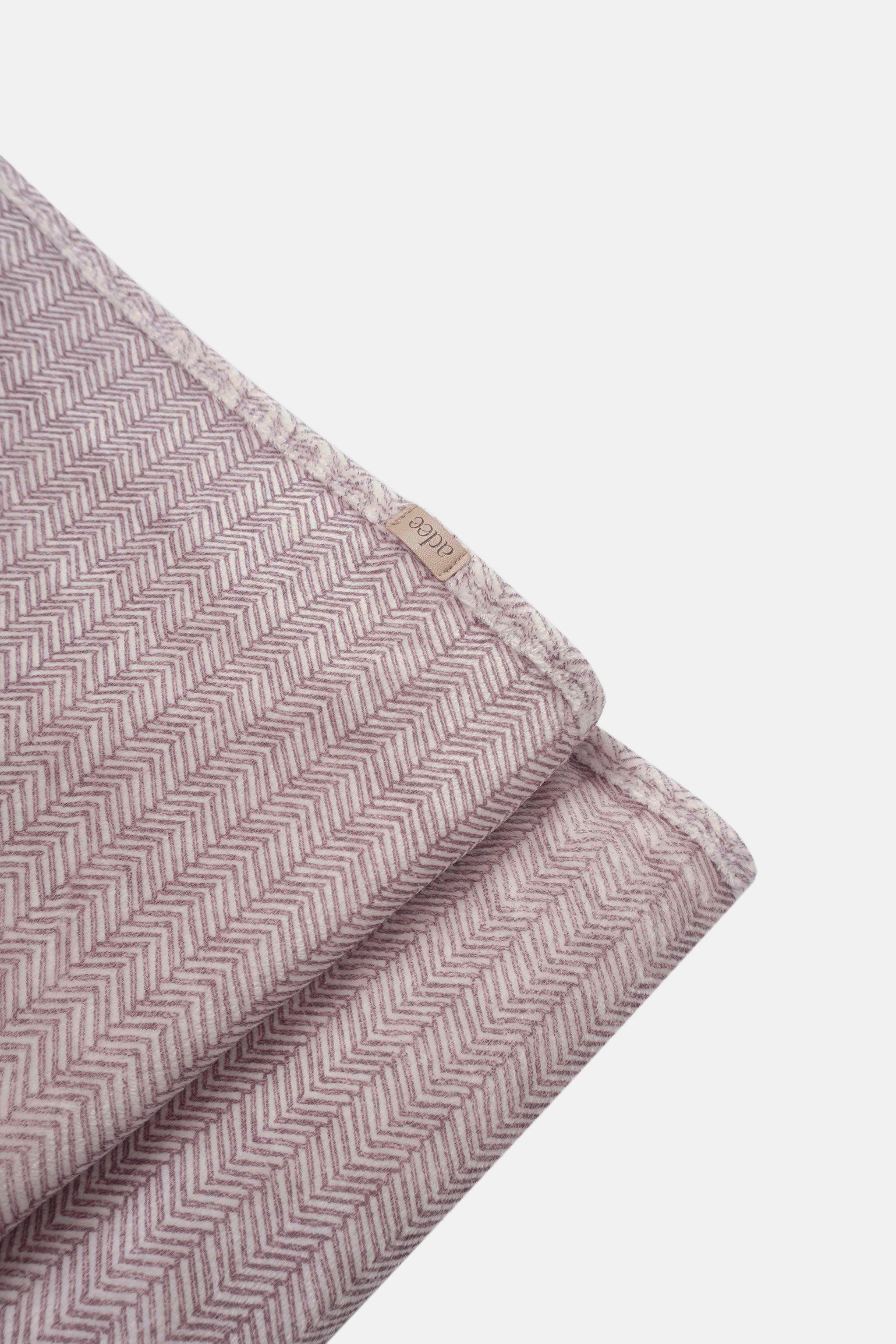 Heritage Herringbone Blanket - Red swaddle blanket by Adee