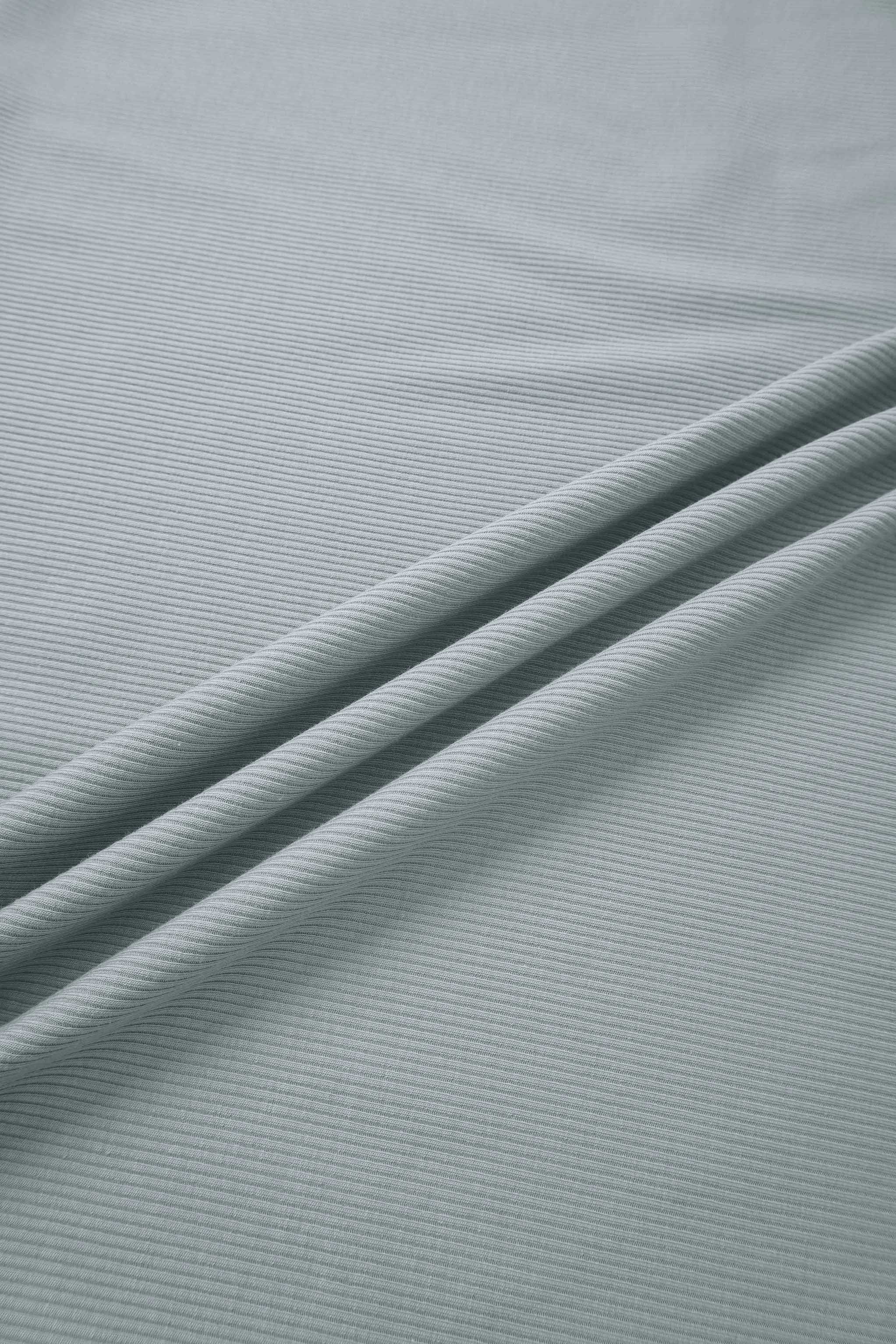 Legacy Stitch Blanket in light blue ribbed fabric by Adee, boys swaddle blanket.