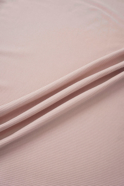 Legacy Stitch Blanket in light pink ribbed fabric; girls swaddle blanket