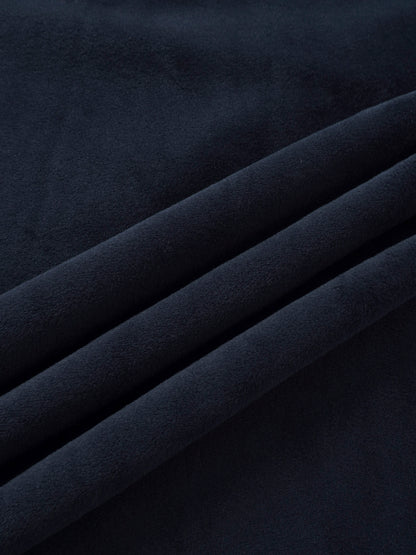 Embroidered Bear Blanket Navy; boys swaddle blanket in soft fabric