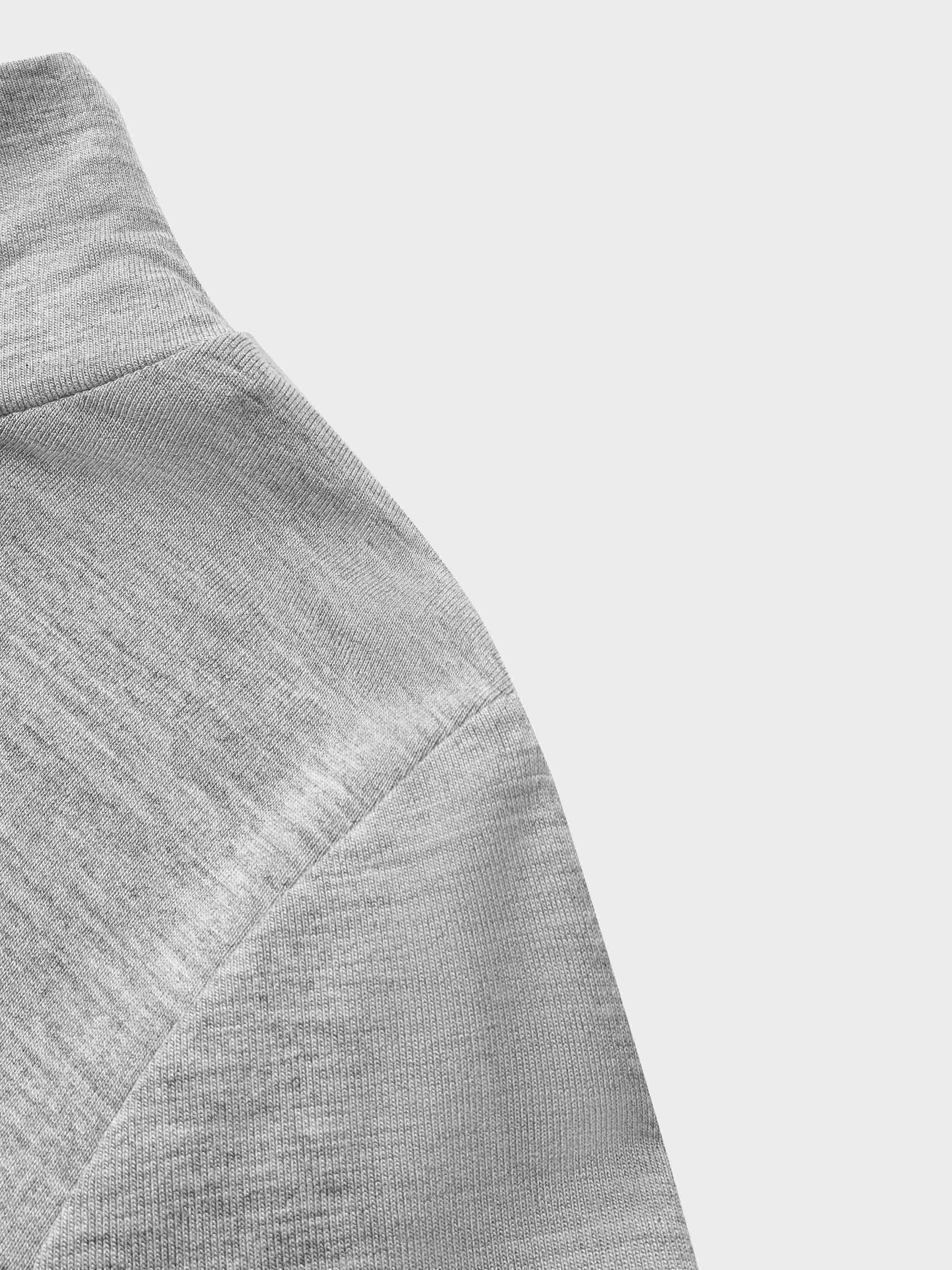Adee Modal Mock Neck T-Shirt for girls in grey; dressy knit top