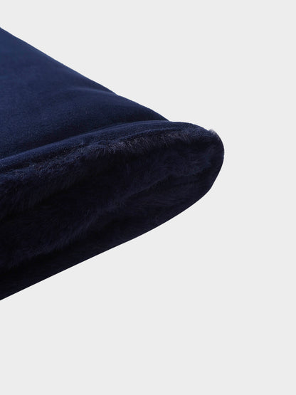 Plush Velour Blanket - Navy by Adee, boys blanket with soft velour fabric