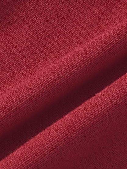 Non ribbed leggings - red by Adee, unisex bottoms in apparel &amp; accessories