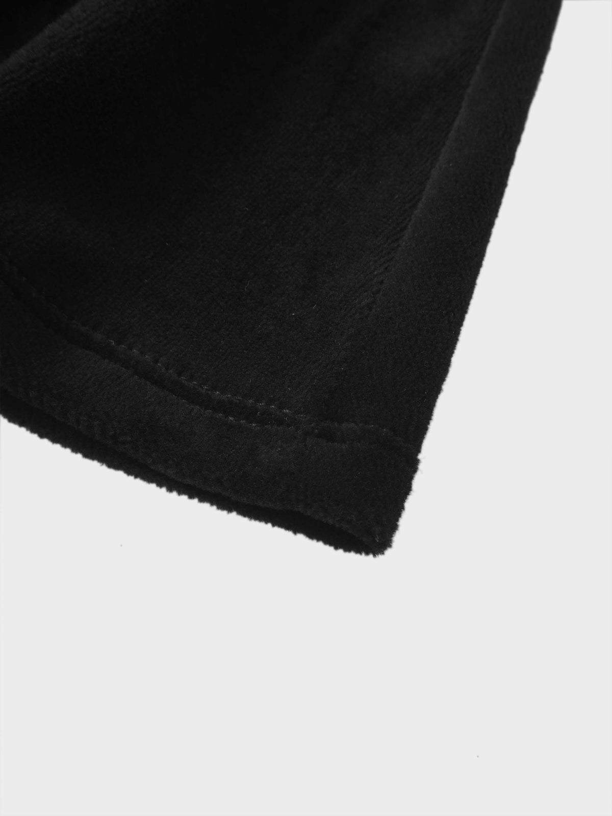 Velour Circle Skirt for girls in black velour by Adee