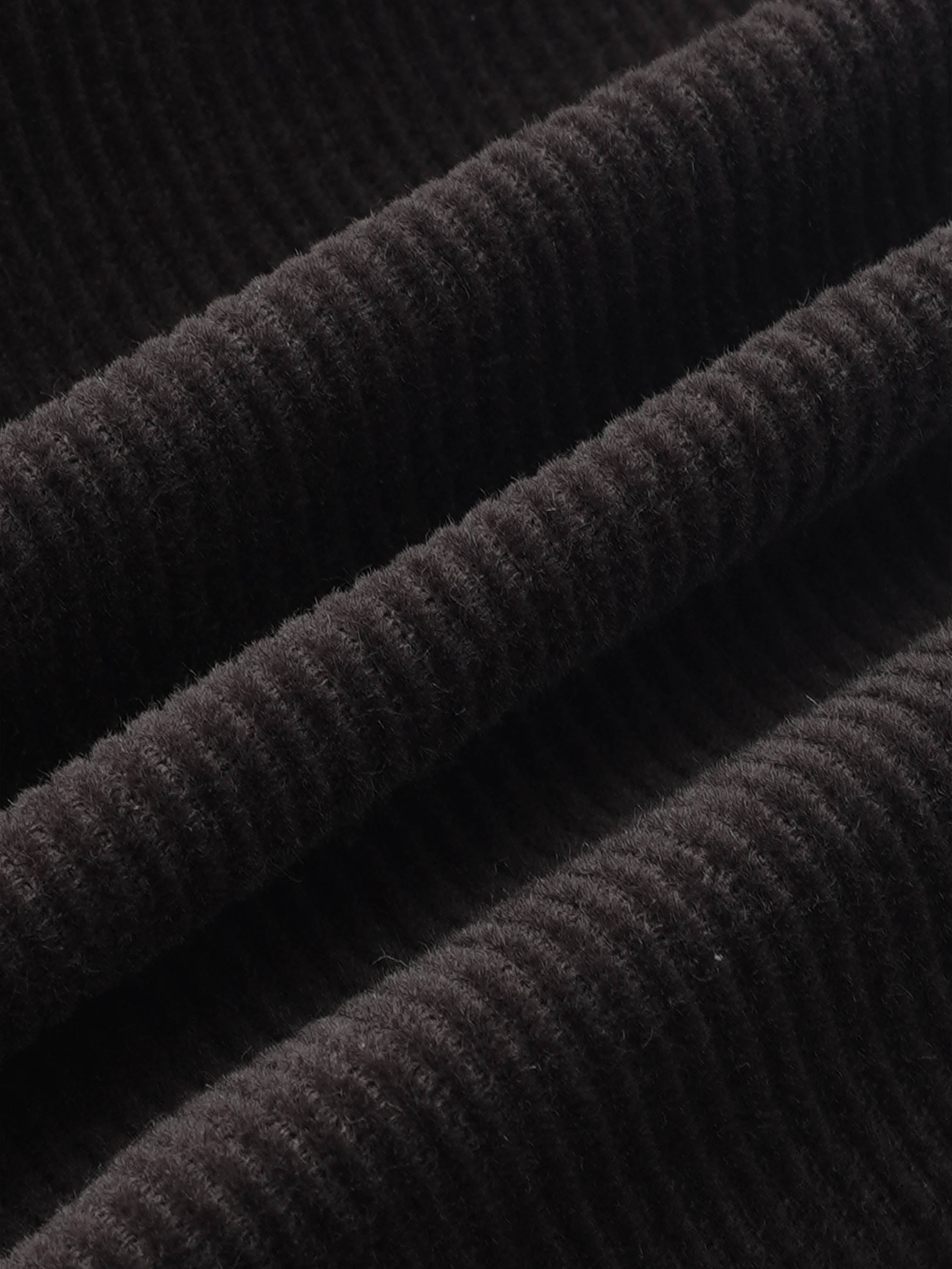 Grey corduroy overalls fabric close-up for Adee boys