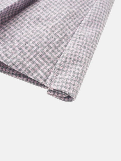 Gingham Pleated Skirt - Grey for girls, Adee brand dressy style.