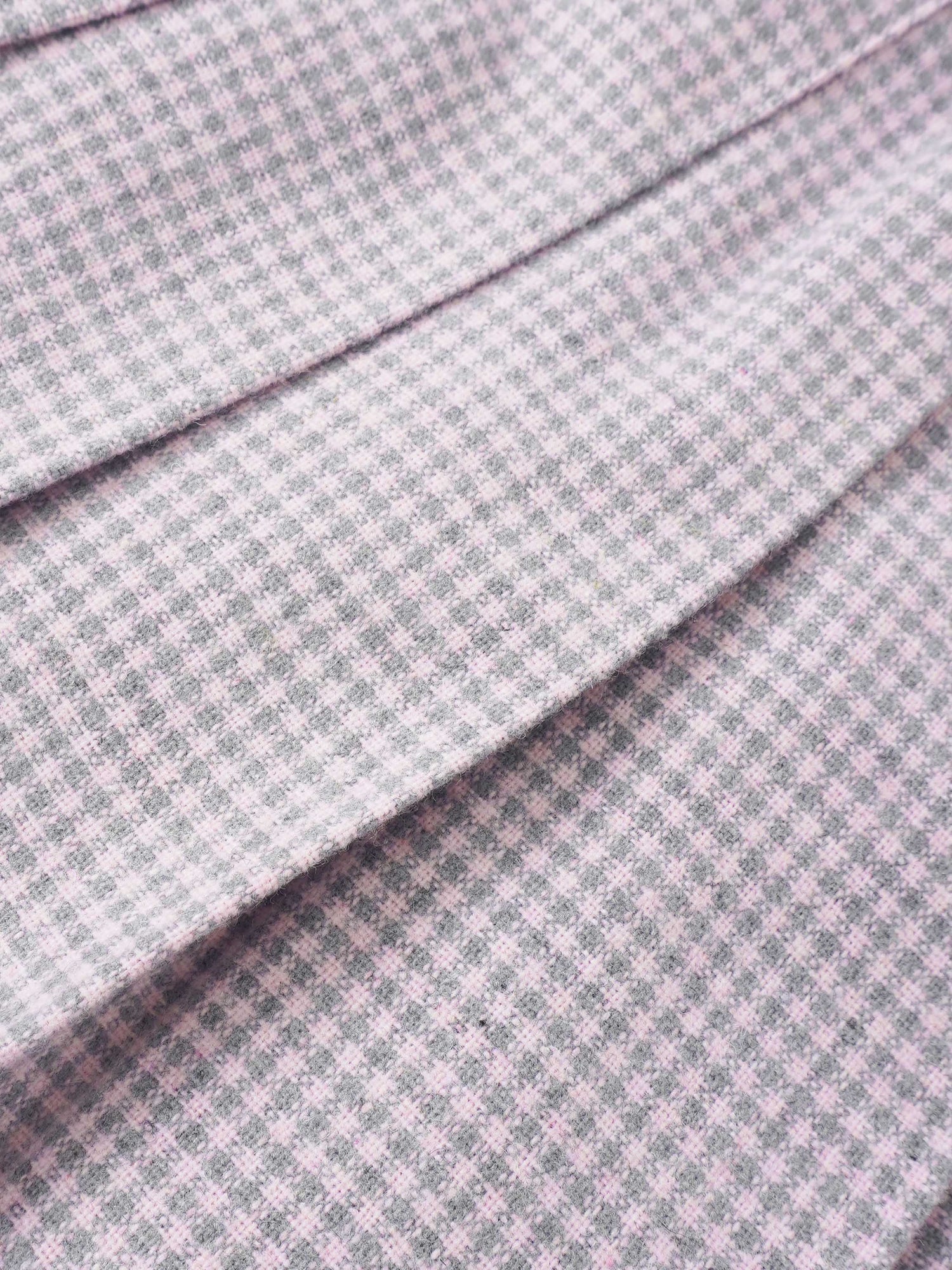 Gingham pleated skirt in grey with pink accents, Adee brand, girls&