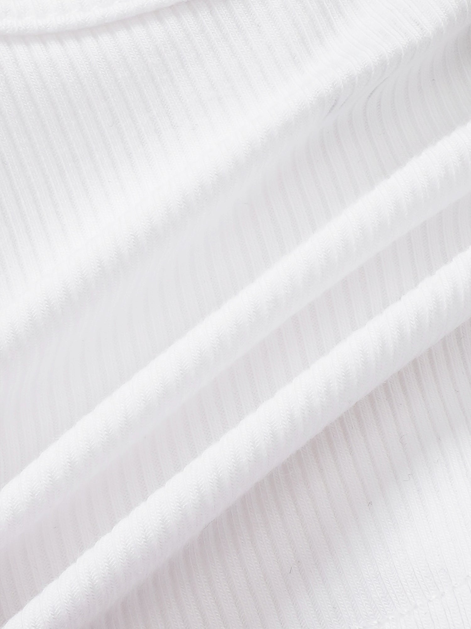 Legacy Stitch Cardigan white ribbed knit fabric close-up texture