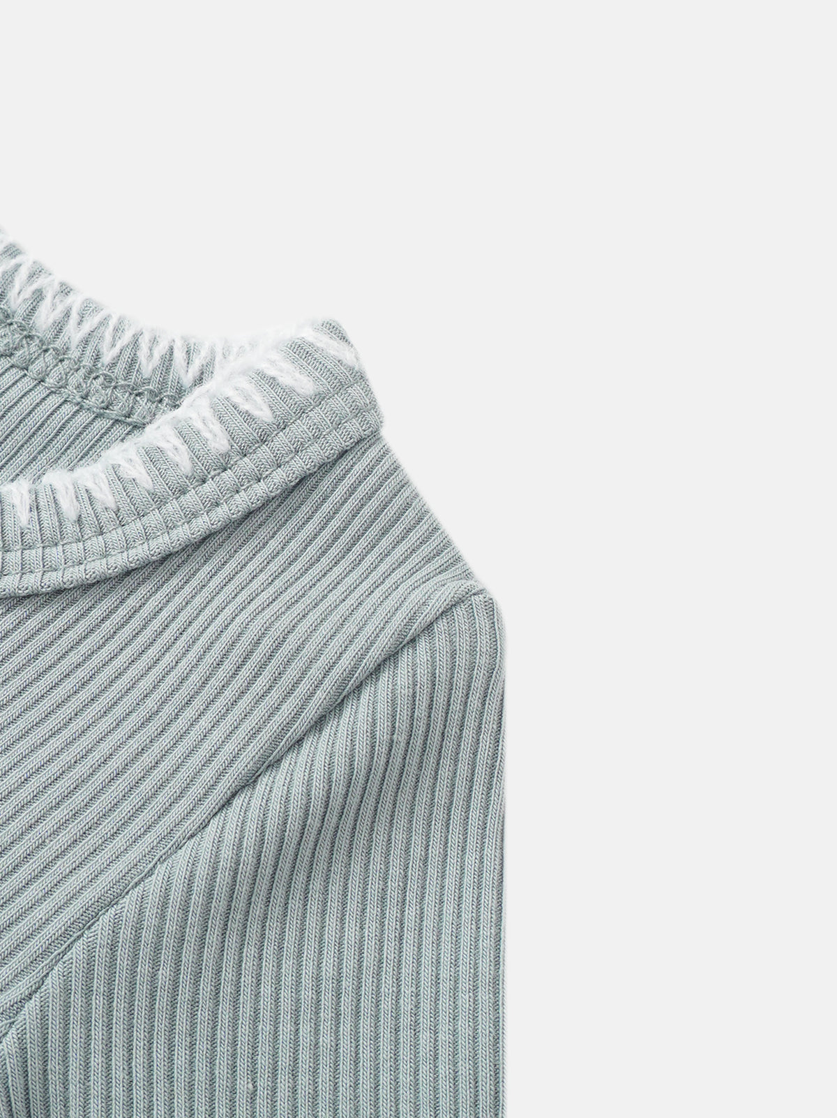 Legacy Stitch Cardigan in light blue, by Adee; boys dressy top with ribbed knit and folded collar.