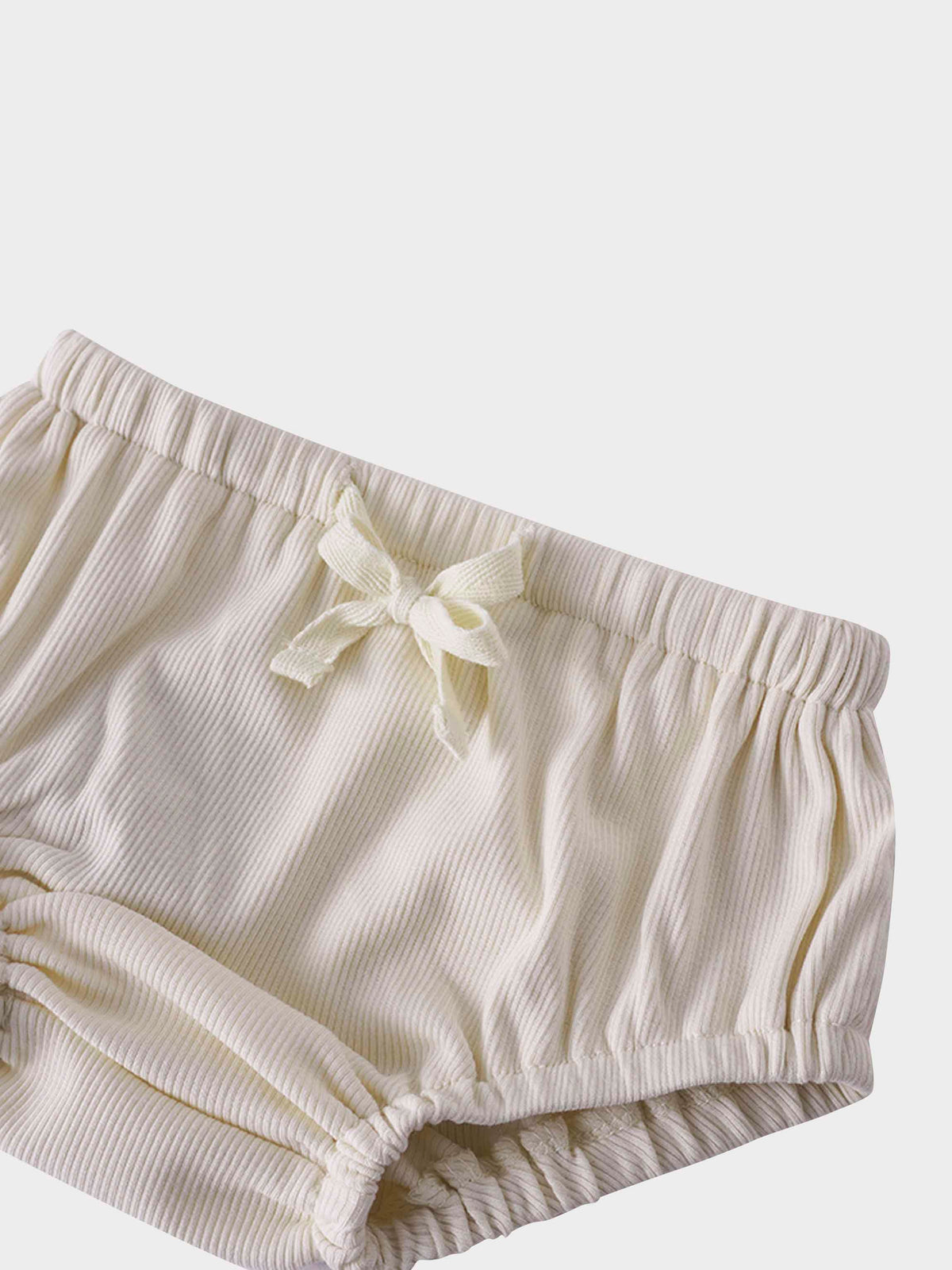 Off-white drawstring bloomers for boys