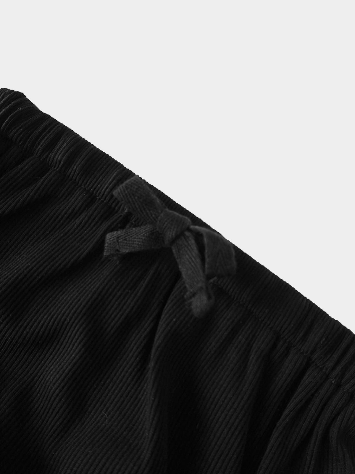 Black drawstring bloomers for babies