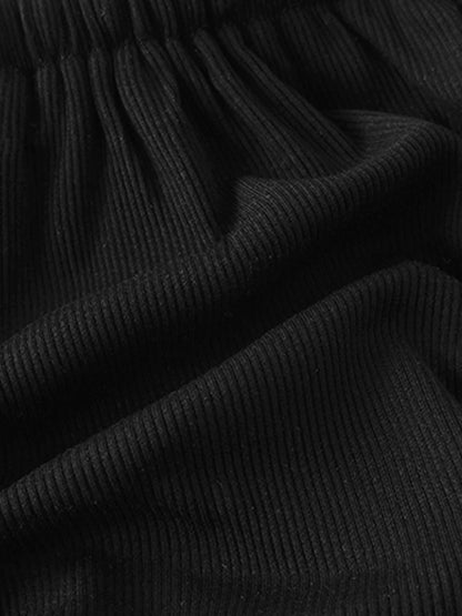 Draw String Bloomer-Black